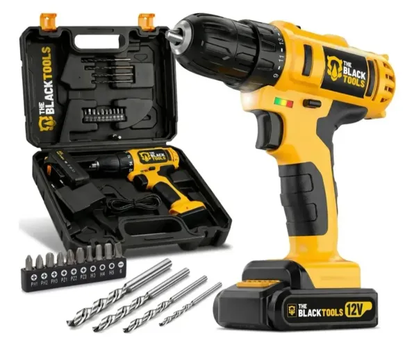 ? Furadeira Parafusadeira Sem Fio The Black Tools TB-12E 12V
