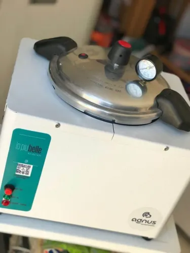 Autoclave Agnus 5 Litros Azul Seminova com Nota Fiscal