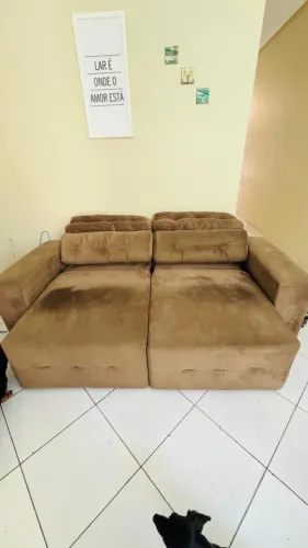Sofá Retrátil Reclinável 3 Lugares. Muito conservado, sem avarias!