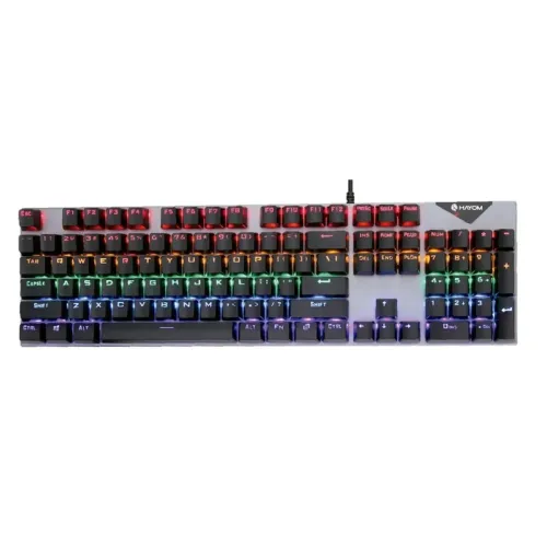 Teclado Mecânico Gamer Hayom Tc3218, RGB, Switch Blue Abnt, Anti-ghosting 100% Teclas