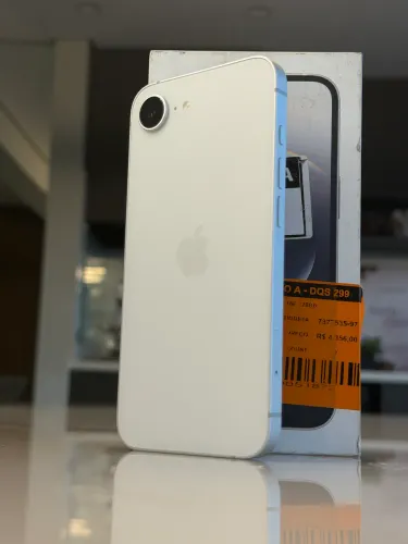 iPhone 16E 128GB BRANCO NOVO
