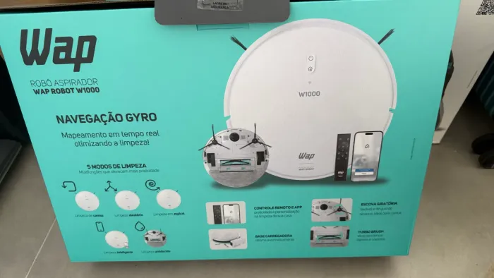 Robô aspirador WAP Robótica W1000, novo usei uma vez R$850