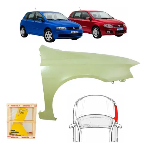 Paralama Fiat Stilo 2003 A 2011 Sporting Attractive Ld