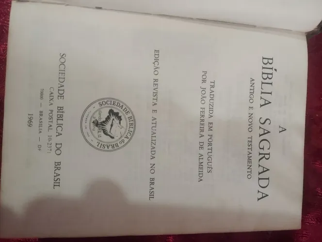 Bíblia sagrada João Ferreira de Almeida 1969
