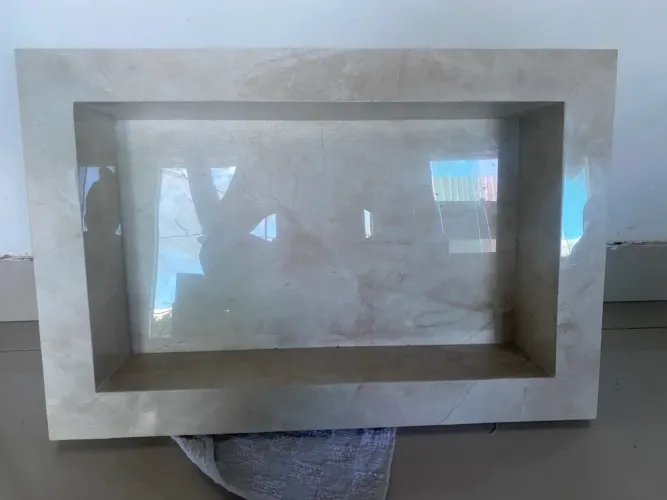 Nicho porcelanato  pra banheiro 40/60 cor bege 