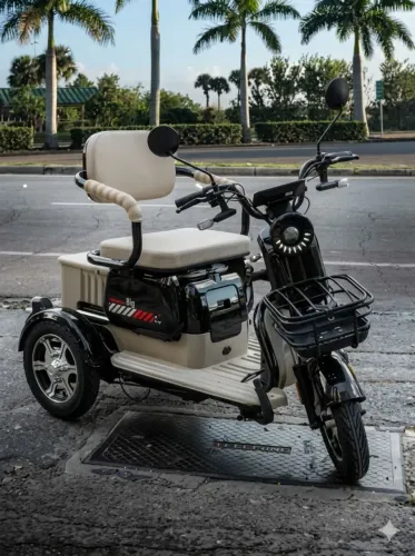 TRICICULO elétrico Moto Chefe Robusto na garantia 