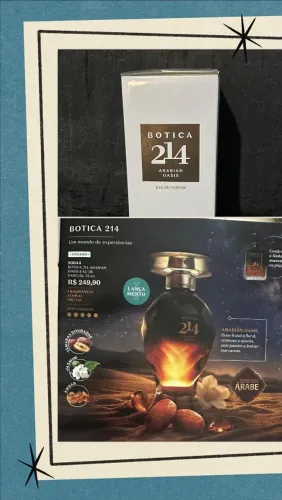 Perfume arabe boticario 214