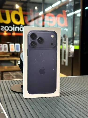 ? iPhone 17 Pro Max 256GB Azul | Novo Lacrado