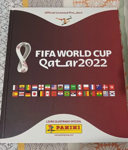 Álbum Copa do mundo 2022 completo.