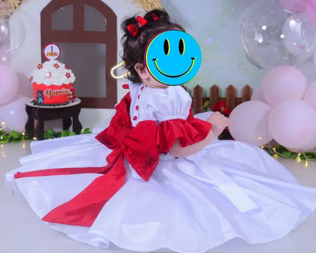 Vestido Chapeuzinho Vermelho 1 ano