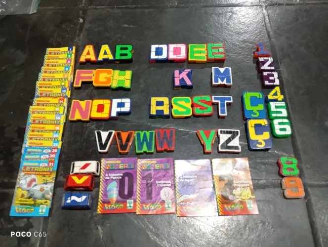 2, colecoes revista recreio - Letronix e Numerix a venda
