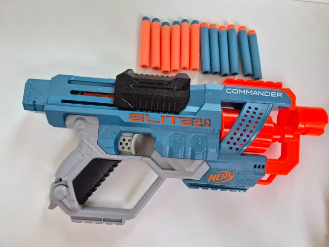 Lançador nerf elite 12 dardos