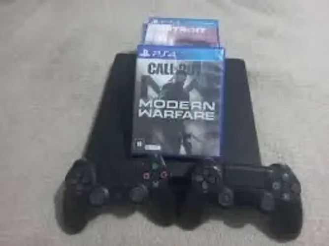 ? PS4 Slim 1TB + Controle Original - R$ 750 (Oportunidade!)