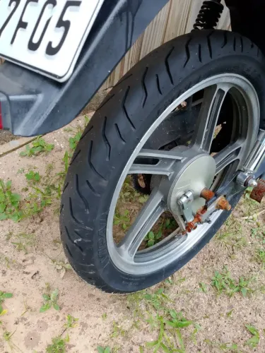 Rodas com pneus novos, aceito briks