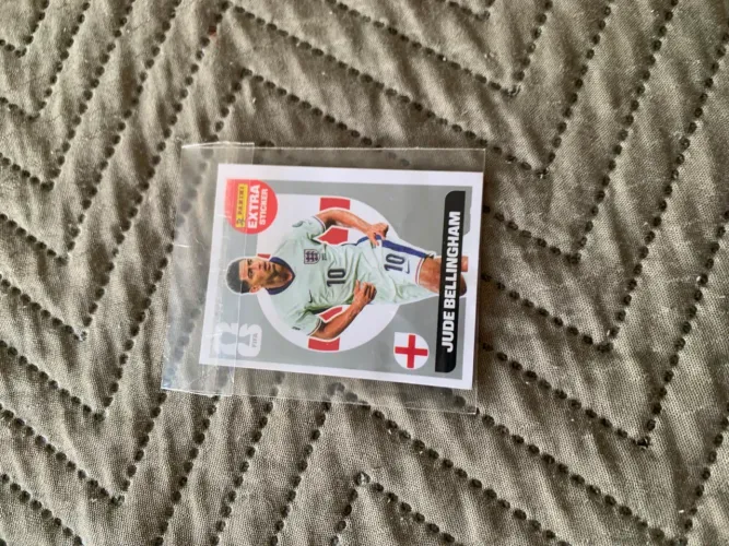 Figurinha Extra Sticker 2026 Jude Bellingham prata