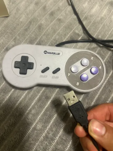 Controle emulador super Nintendo mar bule USB