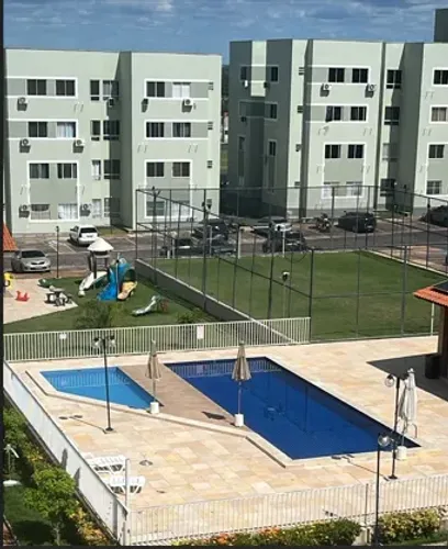 Alugo apartamento no Condomínio Jardins Club 03, 3º andar.