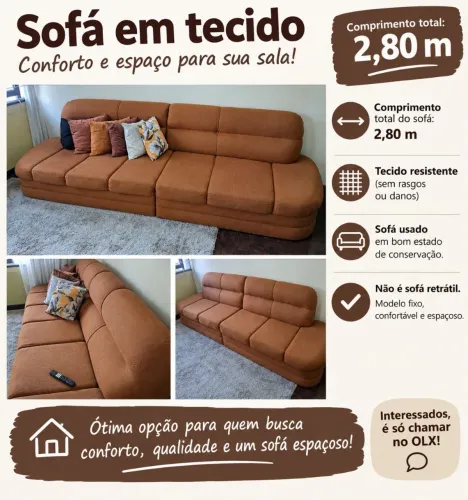 Sofá 4 lugares