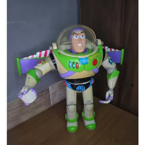 Boneco Buzz Lightyear Toy Story Pixar Disney Original 2001 (Ler descrição) Hasbro