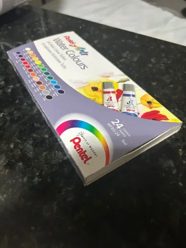 Arte tinta aquarela Pentel 24 cores