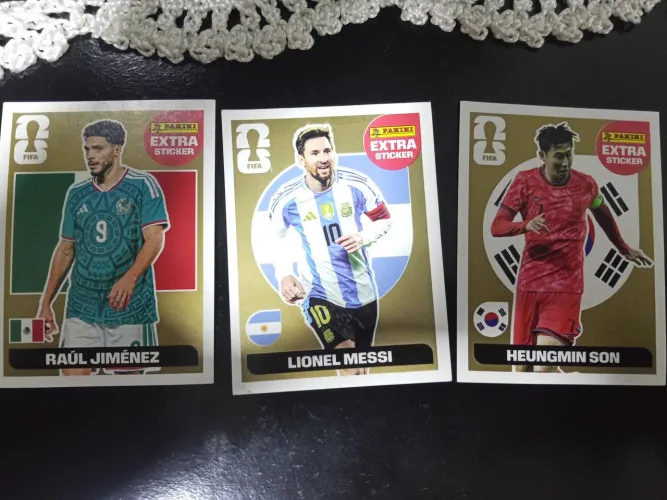 3 figurinha douradas da copa 2026