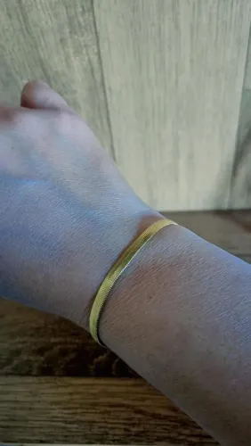 Pulseira Banhada a Ouro 18k. Semijoia de excelente qualidade