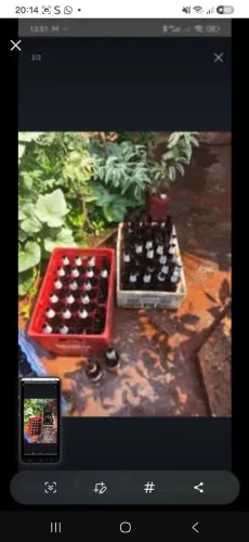 Doaçao Engradados Vasilhames de cerveja AmBev 600ml