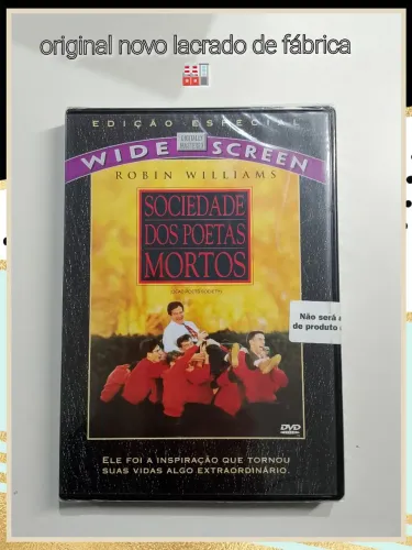 DVD filme sociedade dos poetas mortos edição especial lacrado