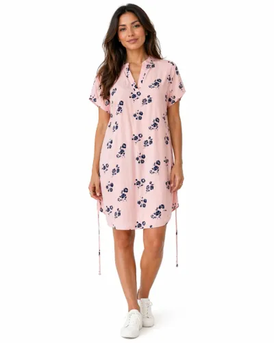 Vestido Forever 21 floral rosa - tamanho G