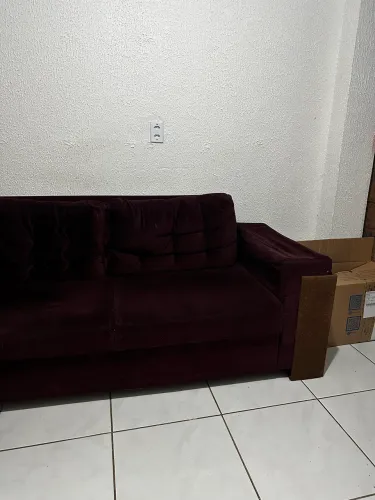 Sofa suede 2 metros.