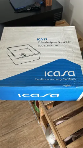 Cuba quadrada 30cm icasa