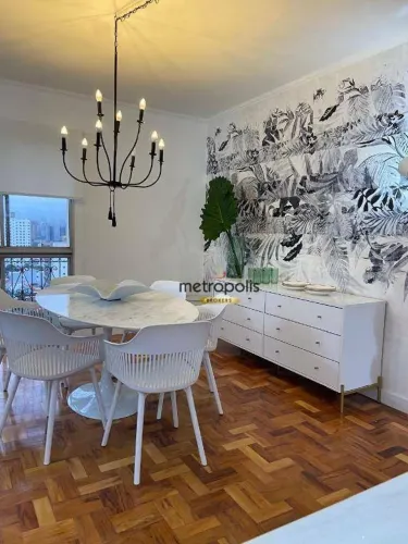 Apartamento com 3 dormitórios à venda, 136 m² por R$ 830.000,00 - Centro - Santo André/SP