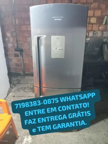 GELADEIRA INOX INVERSE ENTREGA GRÁTIS E GARANTIA