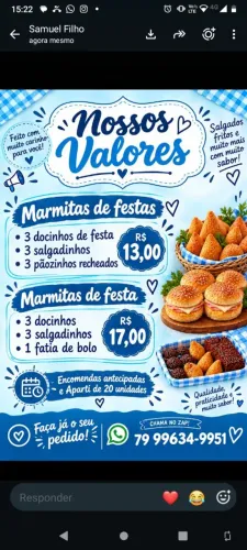 Marmitinhas de festa