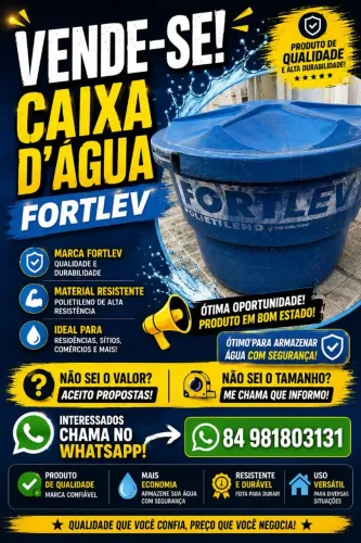 Vendo caixa d'água 310.litros