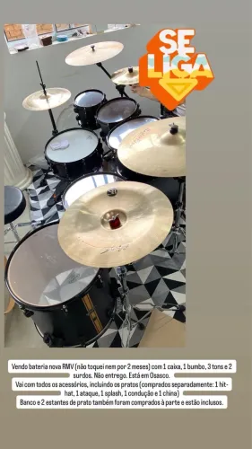 Bateria RMV nova - Retirada