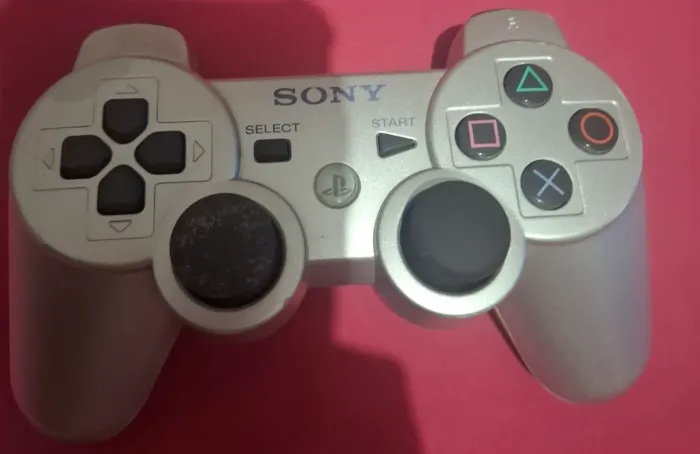 Controle ps3 dualshock 3 prata 