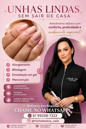 Nail Designer Delivery | Alongamento e Esmaltação em Gel