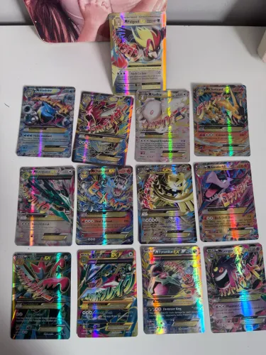 Cartas de Pokémon raras.