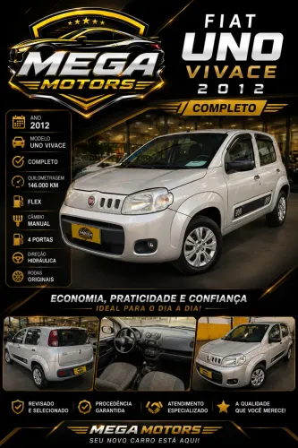 Fiat Uno Vivace Celeb. 1.0 EVO F.flex 8V 5P 2012