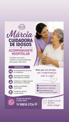Cuidadora e Acompanhar de Idosos 
