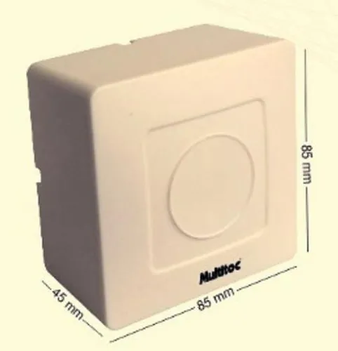 Caixa Sobrepor Quadrada 85x85x45 Branca (Ideal para CFTV