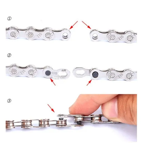 Elo Mestre Emenda Power Link Corrente de 6-7-8v Missing Link Conector com 2 pares 5673
