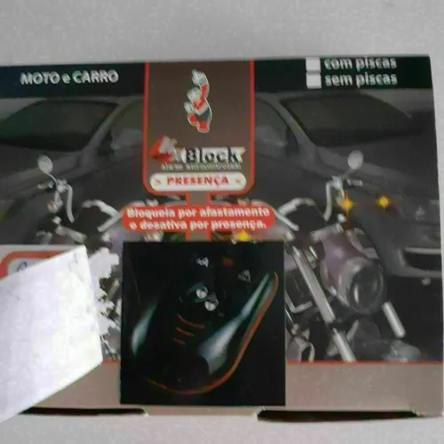 Anti-furto Kaori. Para motos e carros. C/Sirene e controle. Garantia de um ano. Novo.