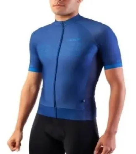 Camisa Ciclismo Evoe Masculina Azul Promoção
