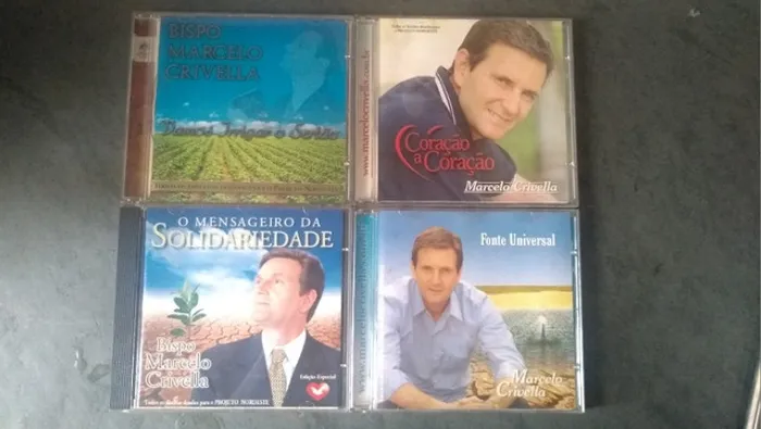 4 CD de musica Gospel - Marcelo Crivela