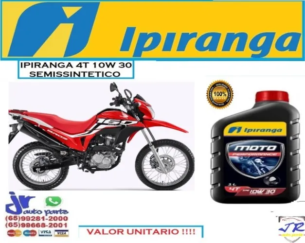 Oleo Ipiranga Moto 4T 10W30 Bros 2021