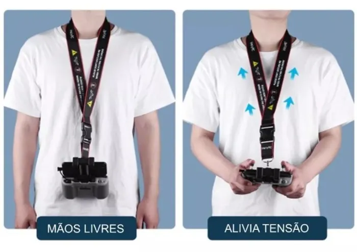 Dji Cordão Alça De Pescoço Drone Mini 2 Mavic 3 Air 2s 2 Suporte Arduino COD-CP700  