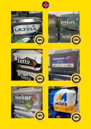 Bateria Nova e Usada De Variadas Marcas