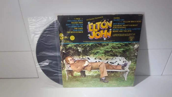 Vinil Elton Promoção